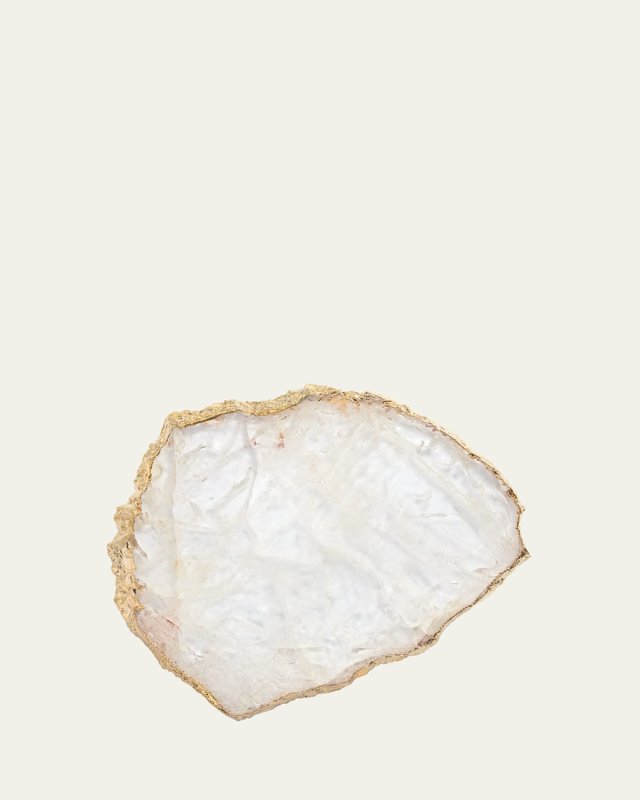 Crystal & Gold Platter
